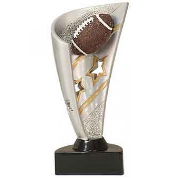 Football Banner Resin Trophy